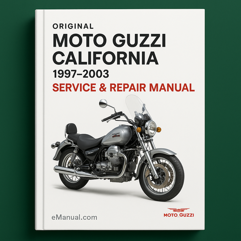 Original Moto Guzzi California 1997-2003 Servicehandbuch als PDF-Download