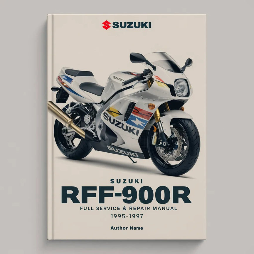 Suzuki RF900R Full Service & Repair Manual 1995-1997