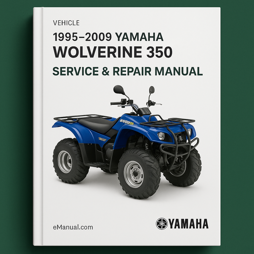 1995-2009 Yamaha WOLVERINE 350 Service Repair Manual YFM350 (Highly Detailed FSM PDF Preview) Download
