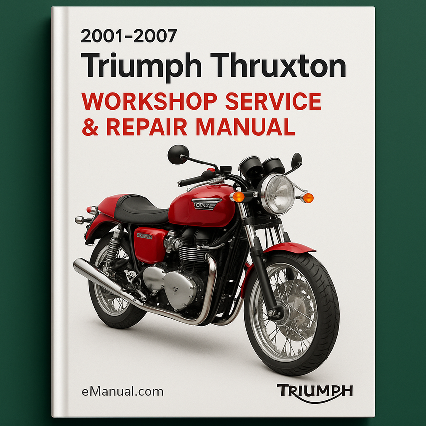 2001-2007 Triumph Thruxton Workshop Service Repair Manual