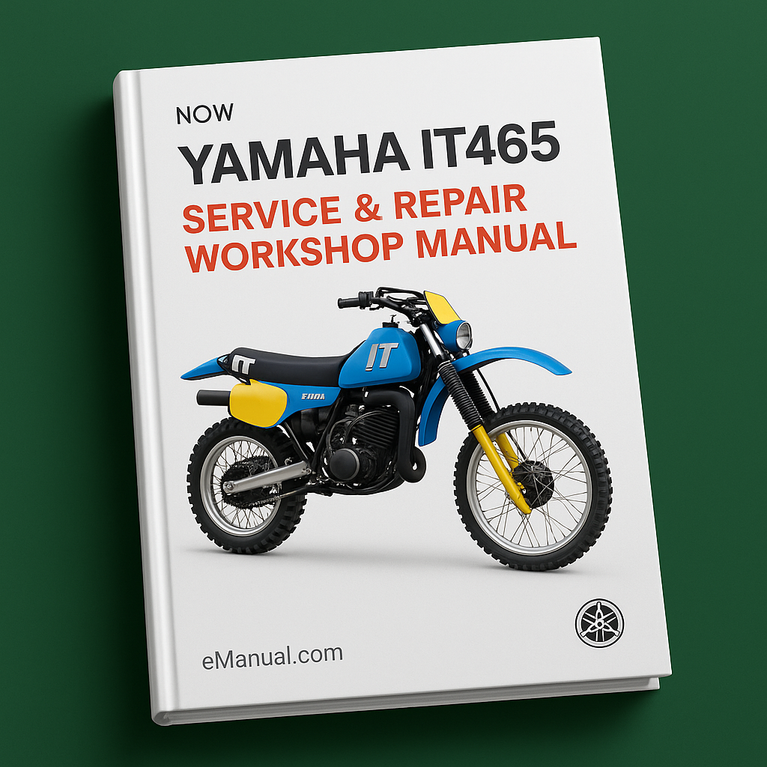 Now Yamaha IT465 IT 465 Service Repair Workshop Manual