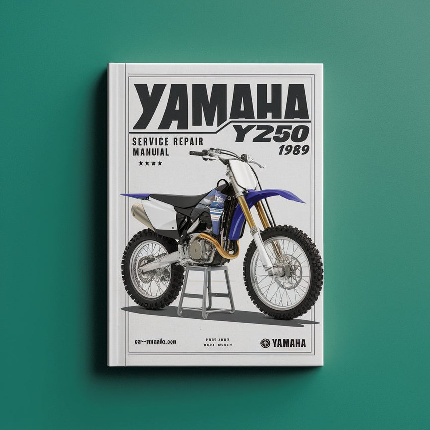 yamaha yz250 Service Repair Manual 1989