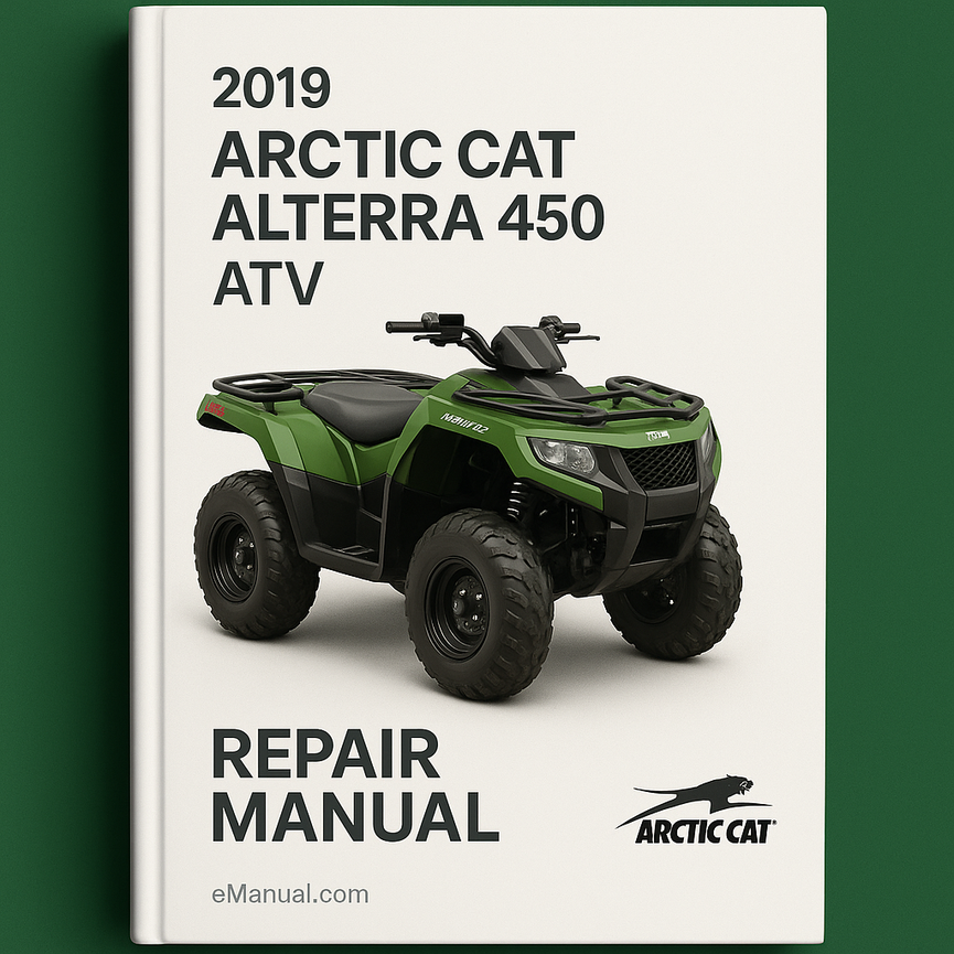 2019 Arctic Cat Alterra 450 ATV Repair Manual