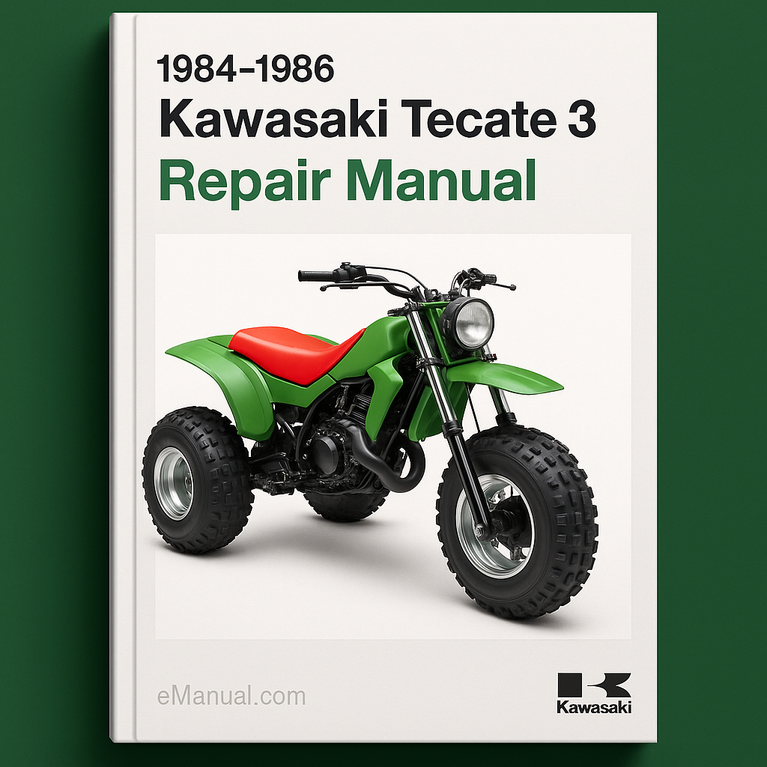 1984-1986 Kawasaki Tecate 3 Repair Manual