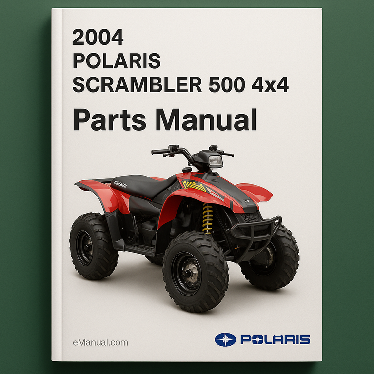2004 Polaris Scrambler 500 4x4 Parts Manual