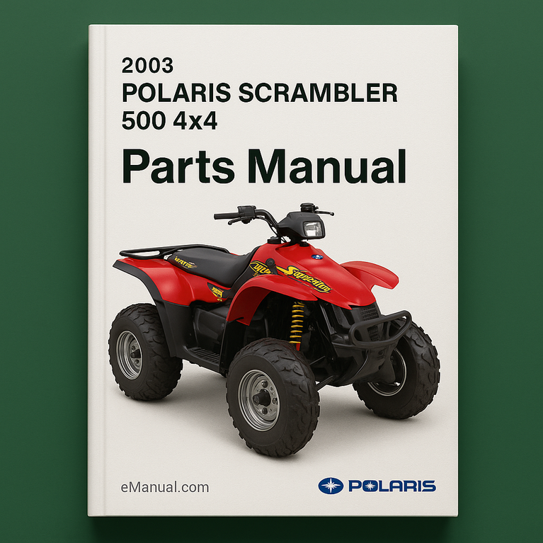 2003 Polaris Scrambler 500 4x4 Parts Manual