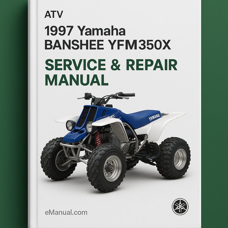 1997 Yamaha BANSHEE YFM350X ATV Service Repair Manual