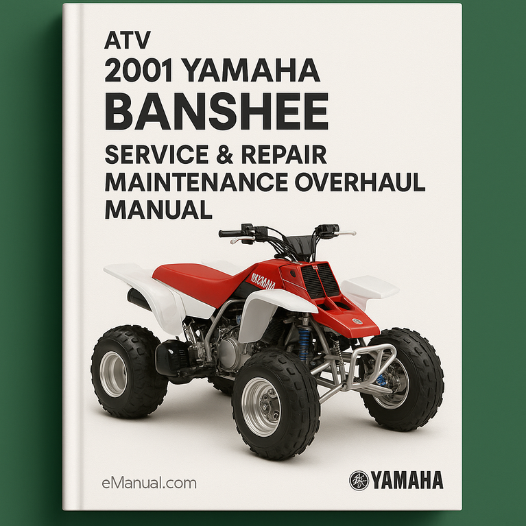 2001 Yamaha BANSHEE ATV Service Repair Maintenance Overhaul Manual