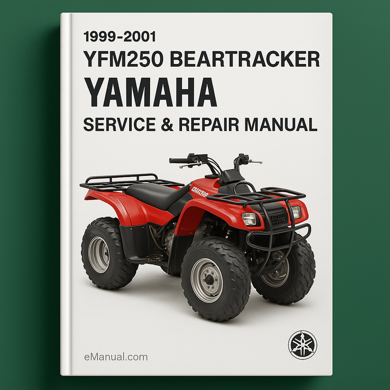 1999-2001 Yamaha YFM250 Beartracker Service Repair Manual