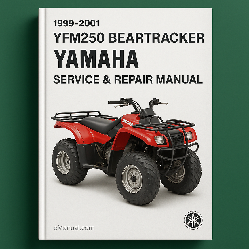 1999-2001 Yamaha YFM250 Beartracker Service Repair Manual