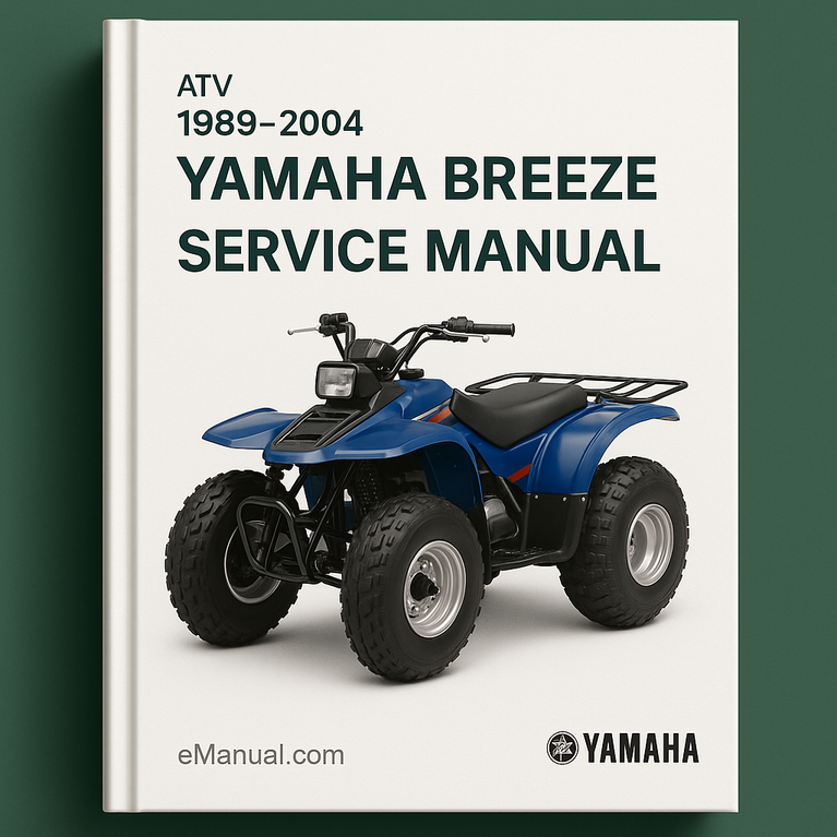 1989-2004 Yamaha BREEZE Service Manual and ATV Owners Manual-Workshop Repair