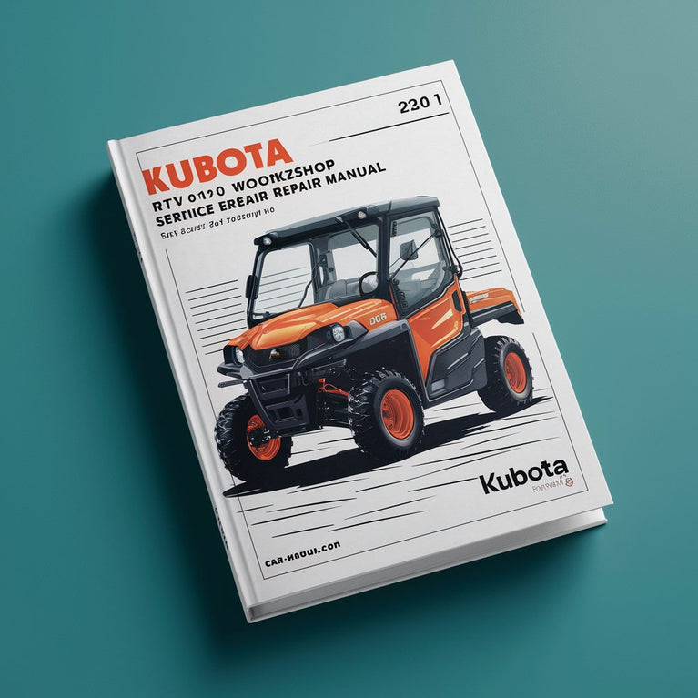 Kubota RTV 900 1100 Workshop Service Manual 2 in 1 Download PDF