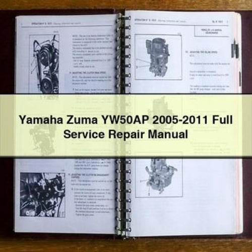 Yamaha Zuma YW50AP 2005-2011 Full Service Repair Manual PDF Download