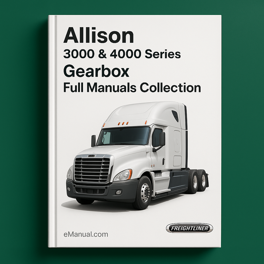 ALLISON Transmission 3000 & 4000 Series Gearbox Full ManualS COLLECTION