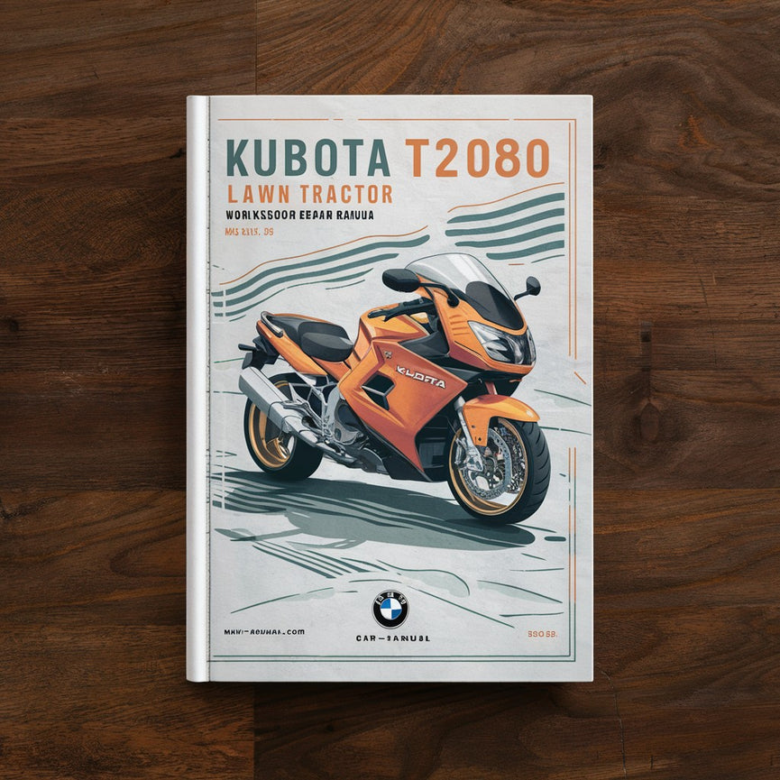 Manual de reparación del servicio de taller del tractor cortacésped Kubota T2080 Descargar PDF