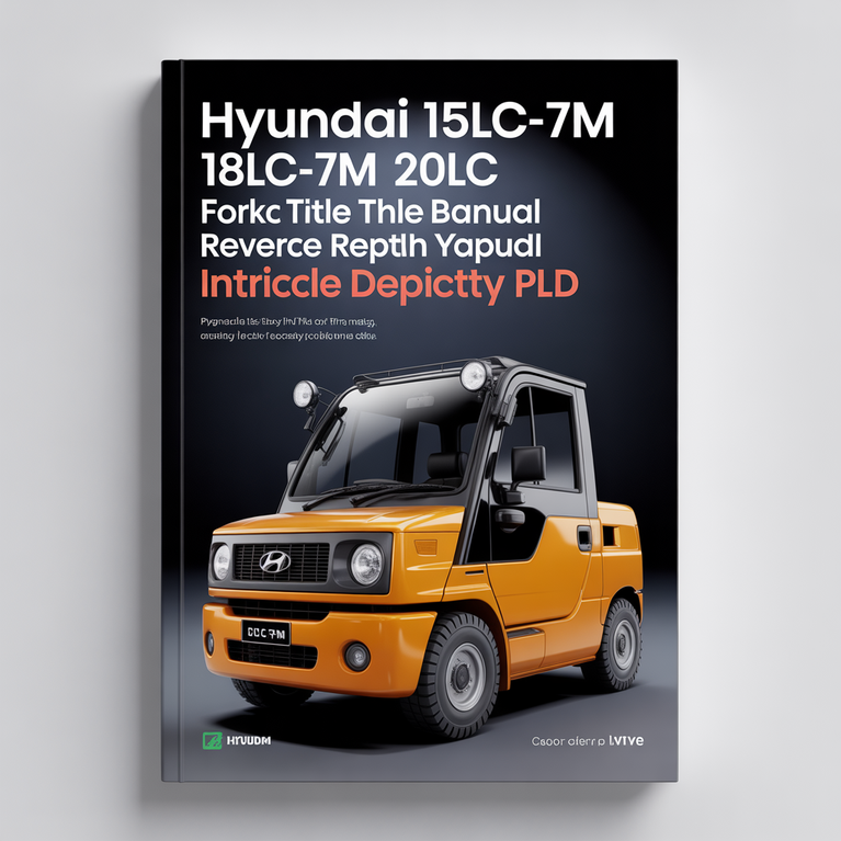 Hyundai 15LC-7M 18LC-7M 20LC-7M Forklift Factory Service Repair Manual Instant Download PDF