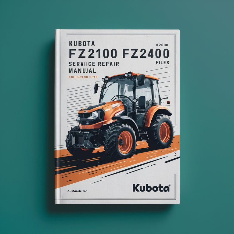 KUBOTA FZ2100 FZ2400 Service Manual - Collection of 3 files PDF Download