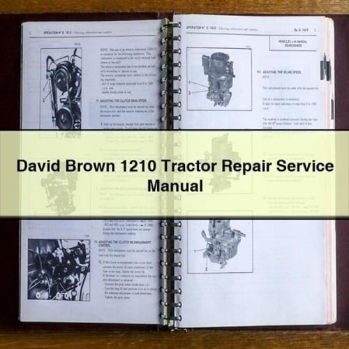 David Brown 1210 Tractor Service Repair Manual