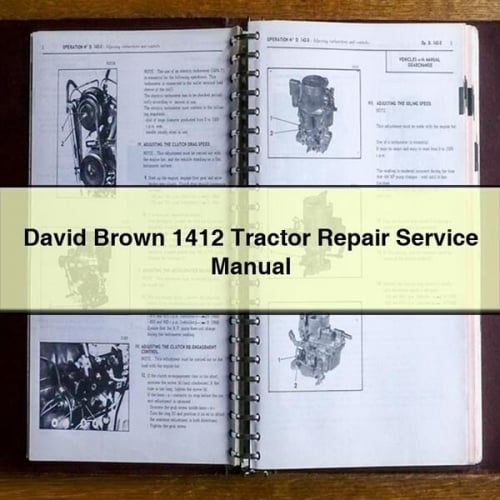 David Brown 1412 Tractor Service Repair Manual