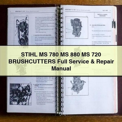 STIHL MS 780 MS 880 MS 720 BRUSHCUTTERS Full Service & Repair Manual