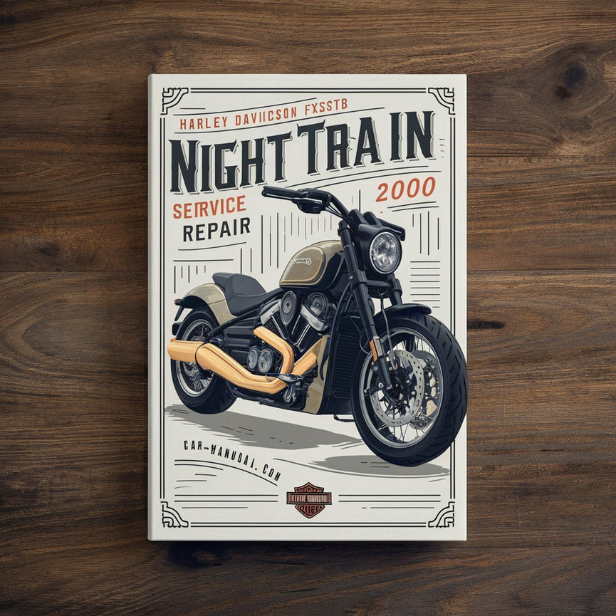 Harley Davidson FXSTB Night Train 2000 Service- und Reparaturhandbuch als PDF-Download