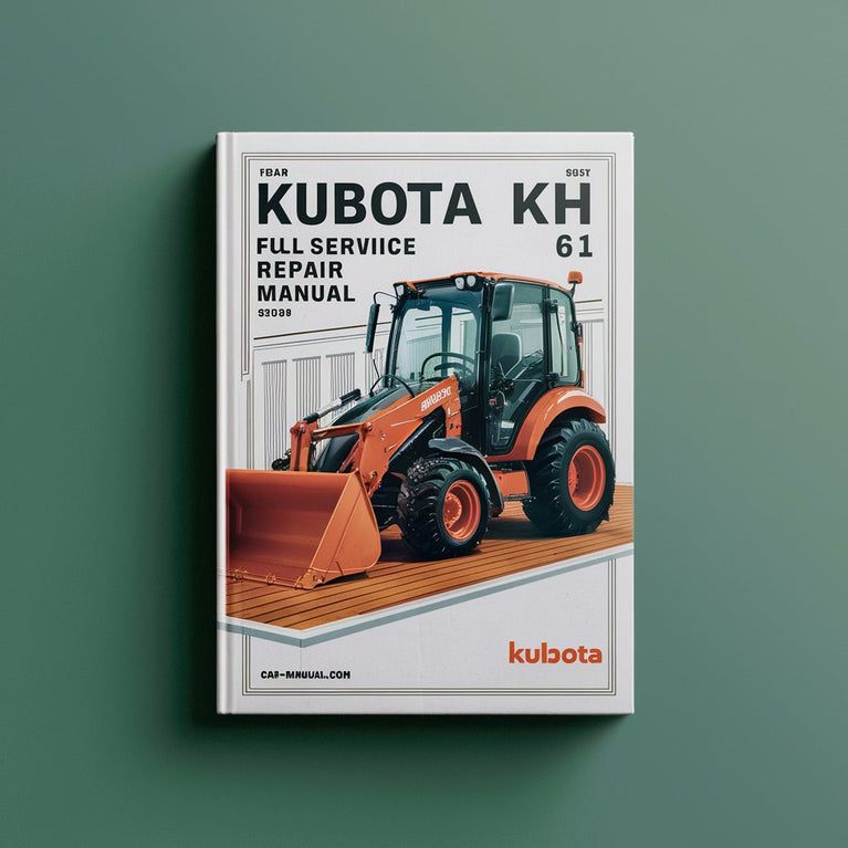 Kubota KH 61 Excavator Full Service Repair Manual PDF Download