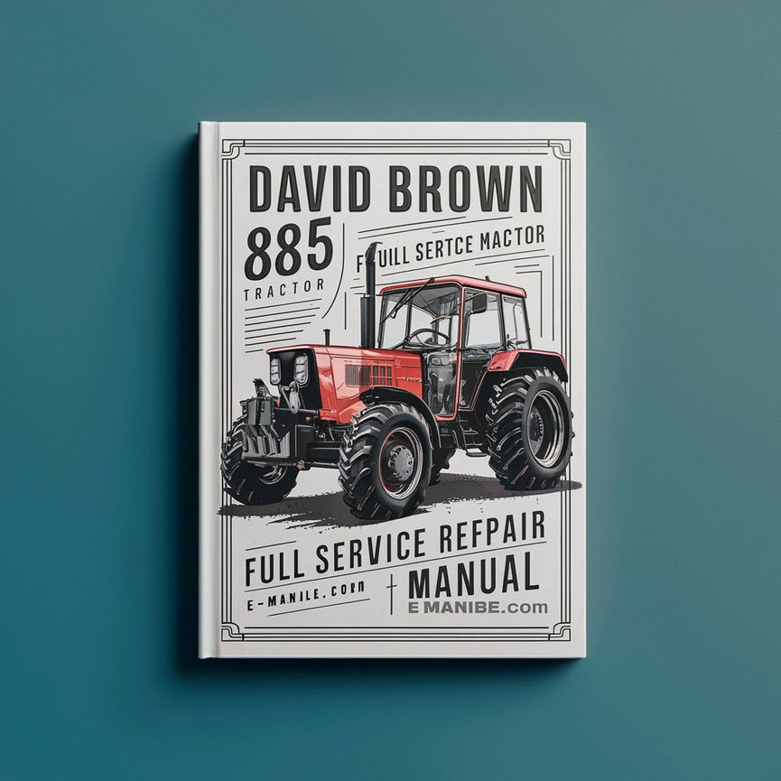 David Brown 885 Tractor Full Service Repair Manual PDF Download