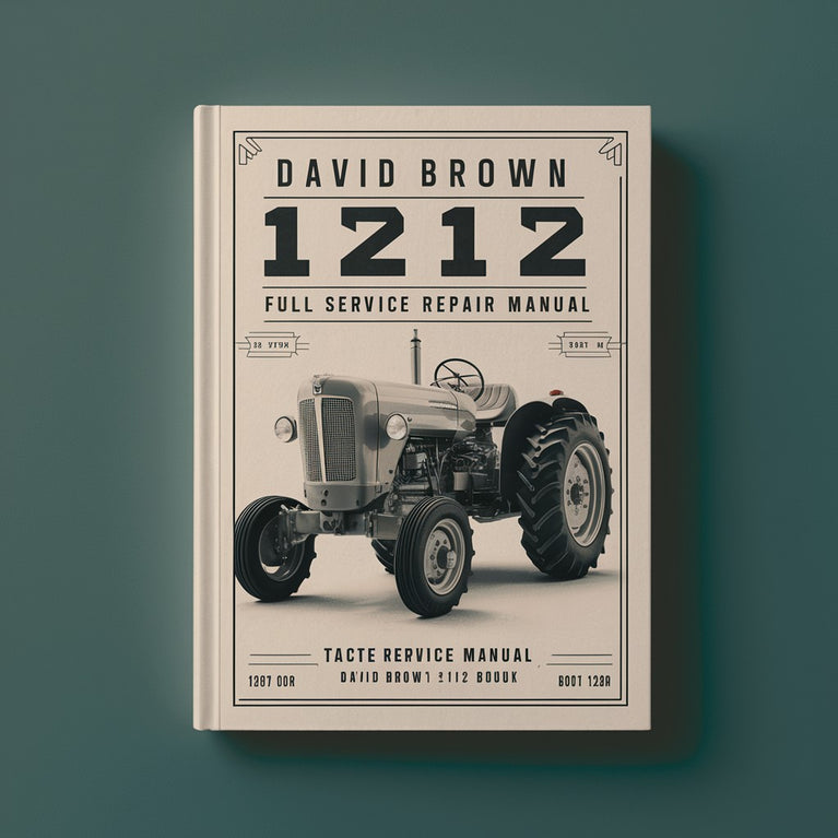 David Brown 1212 Tractor Full Service Repair Manual PDF Download