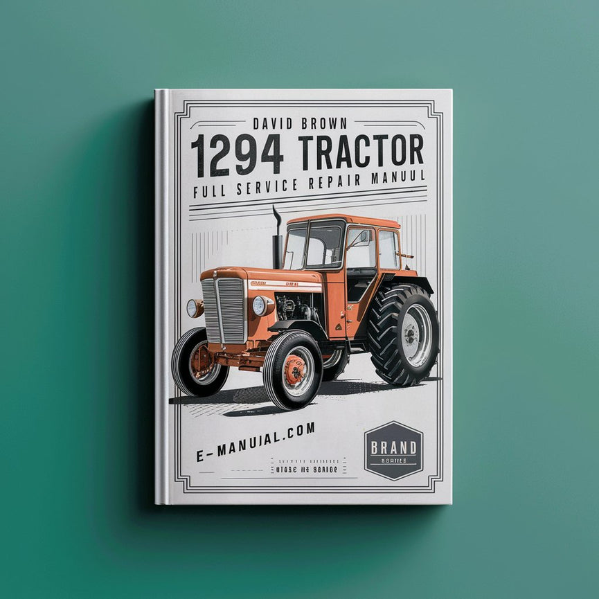 David Brown 1294 Tractor Full Service Repair Manual PDF Download