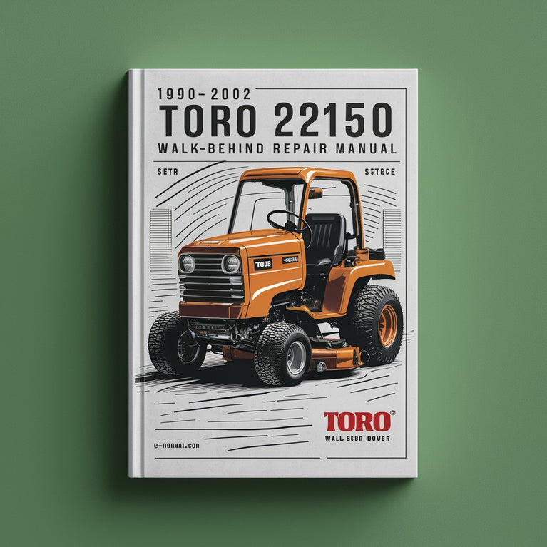 1990-2002 Toro 22150 Walk-Behind Mower PDF Service/Shop Repair Manual Download