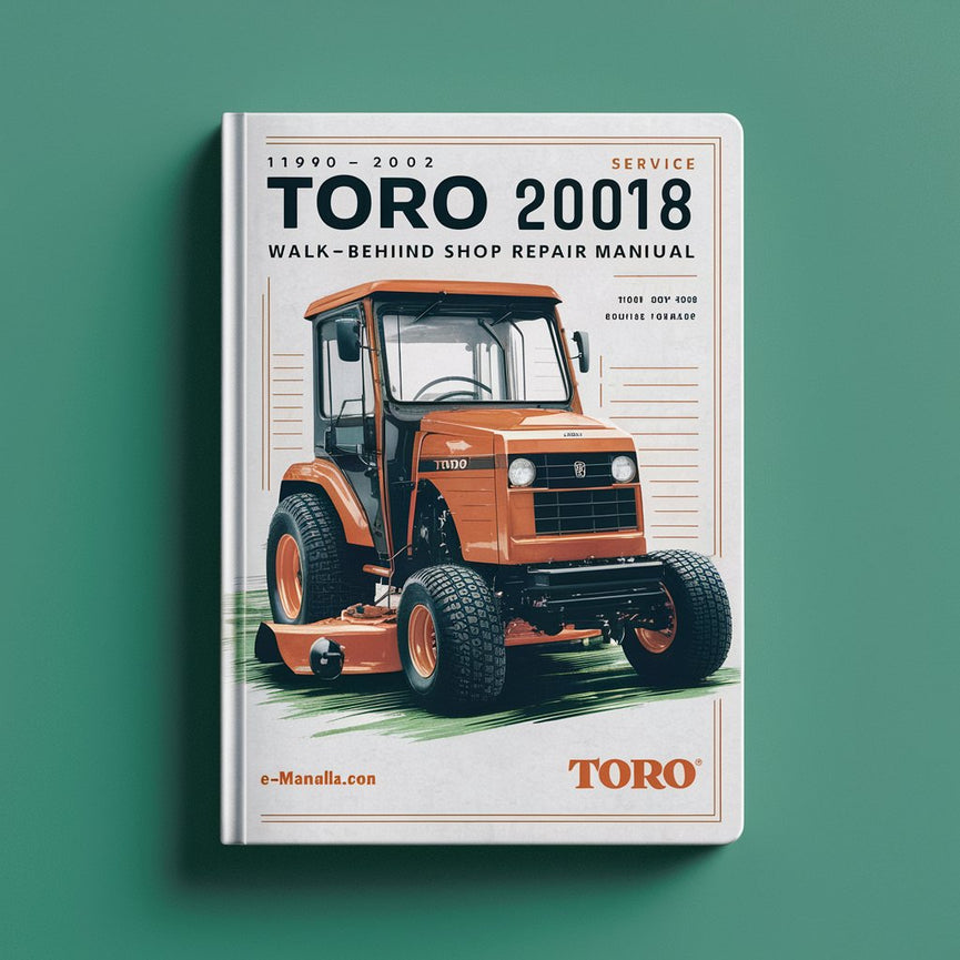 1990-2002 Toro 20018 Walk-Behind Mower PDF Service/Shop Repair Manual Download