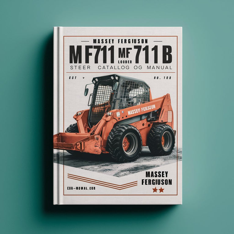 Massey Ferguson MF711 MF711B Skid Steer Loader Parts Catalog Manual Download PDF