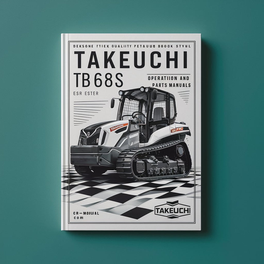 Takeuchi TB68S operation and parts Manuals