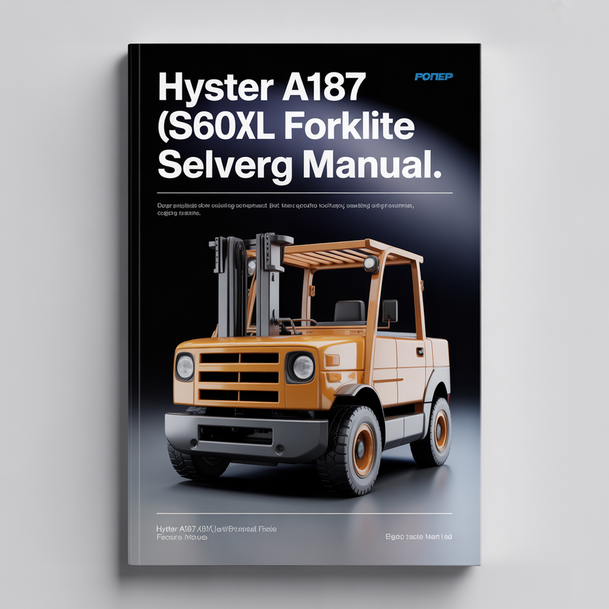 Hyster A187 (S60XL) Forklift Service Manual