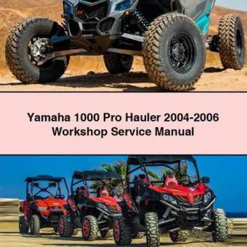 Werkstatthandbuch für Yamaha 1000 Pro Hauler 2004-2006