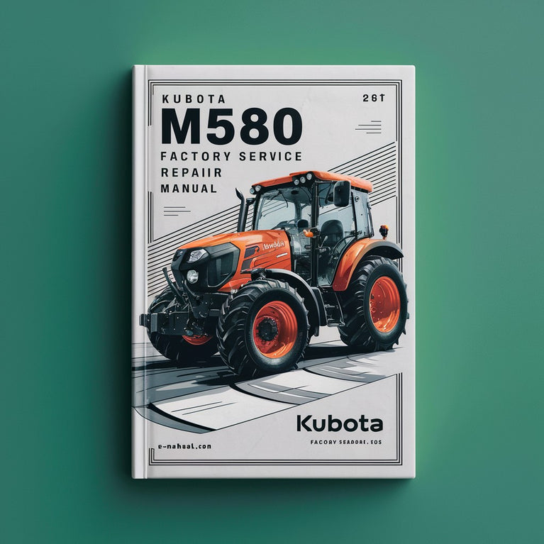 Kubota M8580 Tractor Factory Service Repair Manual PDF Download