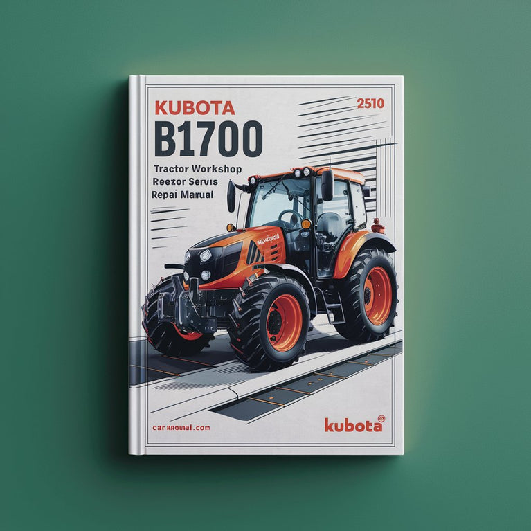 Kubota B1700 B2100 B2400 Traktor-Werkstatthandbuch