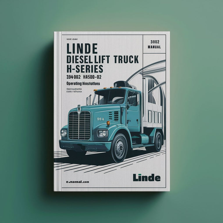 Linde Diesel Forklift Truck H-Series Type 394-02: H40D-02 H45D-02 H50D-02 Operating Instructions (User Manual) PDF Download