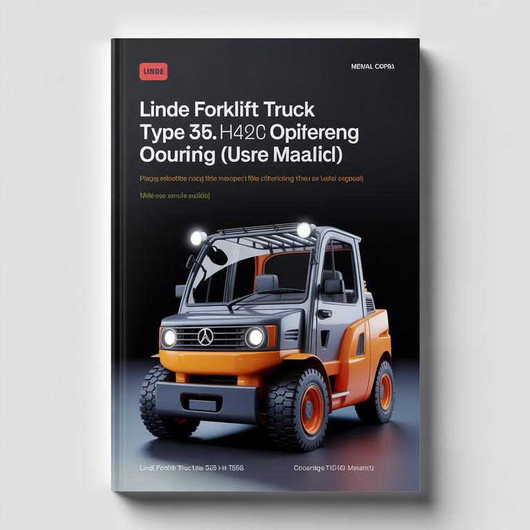 Linde Forklift Truck Type 356: H420 H460 Operating Instructions (User Manual) PDF Download