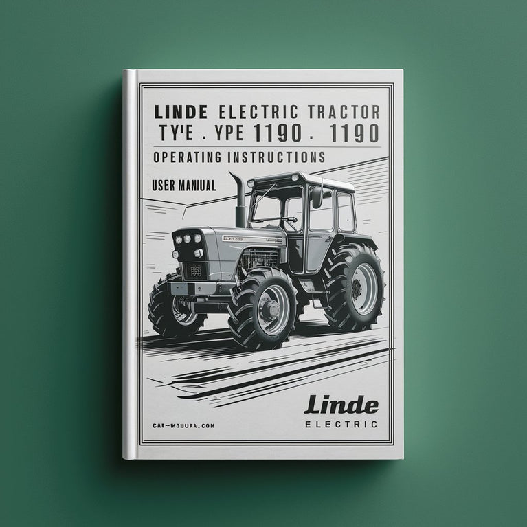 Linde Electric Tractor Type 1190: P30 P50 Operating Instructions (User Manual) PDF Download