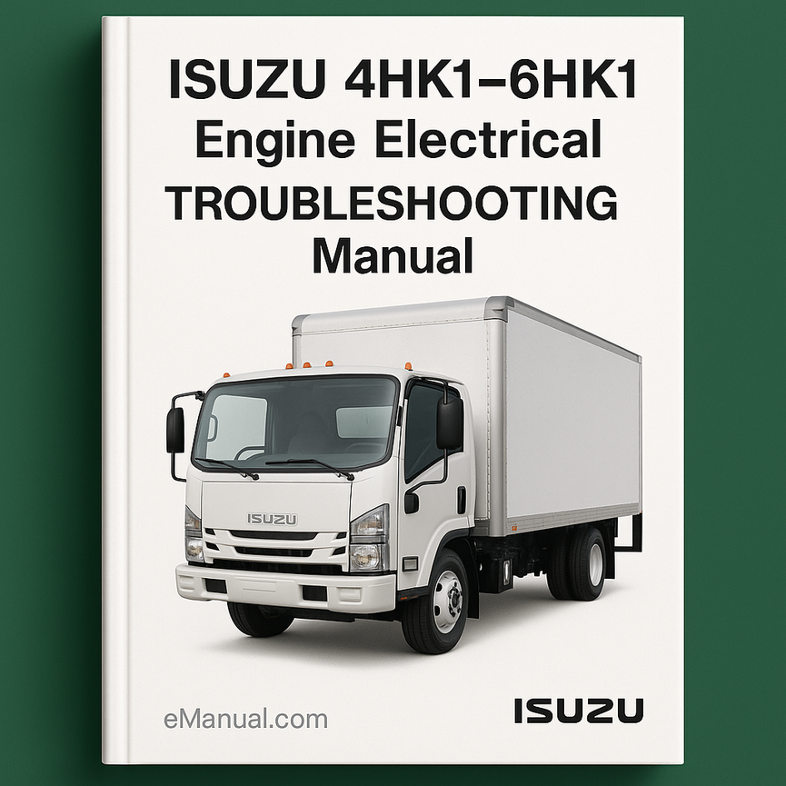 ISUZU 4HK1 -6HK1 Engine Electrical TROUBLESHOOTING Manual