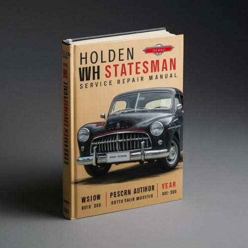 Holden WH Statesman Service Repair Manual