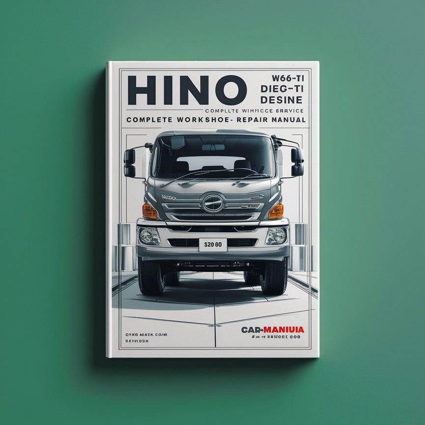 Manual completo de reparación del servicio de taller del motor diésel Hino W06d W06d-ti Descargar PDF