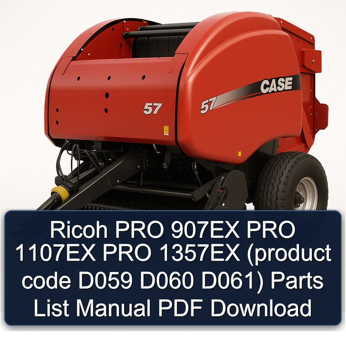 Ricoh PRO 907EX 1107EX 1357EX (product Code D059 D060 D061) Parts Catalog PDF