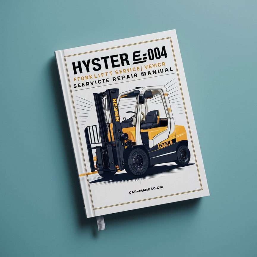 Hyster E004 (S80XMBCS) Forklift Service Repair Manual