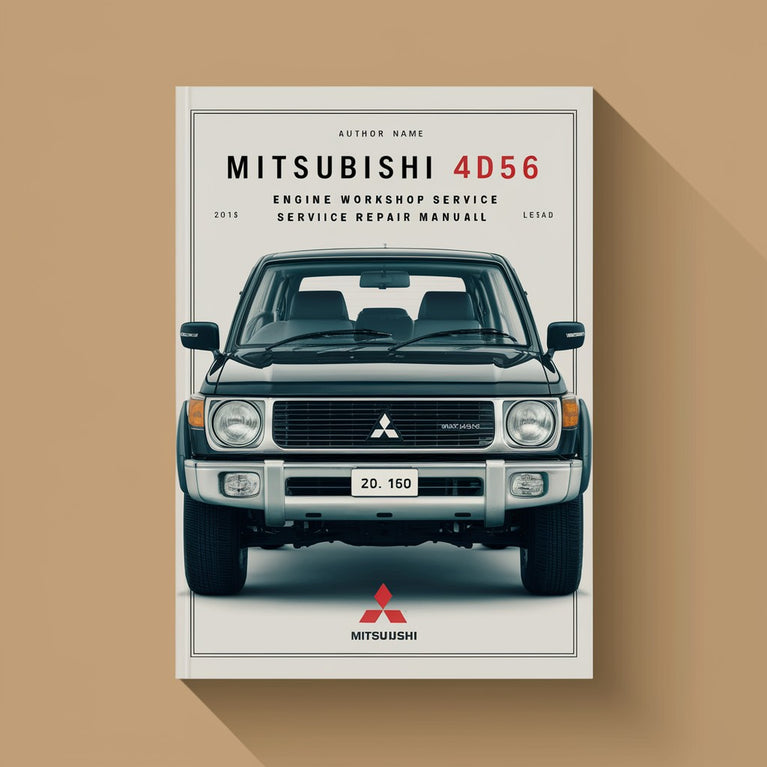 Manual de servicio de reparación del taller del motor Mitsubishi 4D56 Descargar PDF