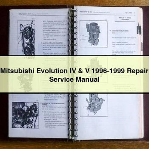 Mitsubishi Evolution IV & V 1996-1999 Repair Service Manual PDF Download