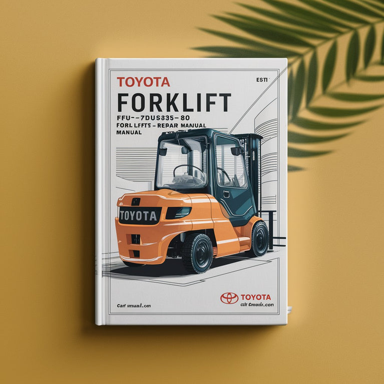 Toyota Forklift 7FGU-7FDU35-80 & 7FGCU35-70 Forklift Full Service & Repair Manual PDF Download