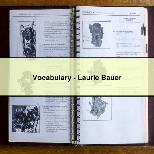 Vocabulary - Laurie Bauer