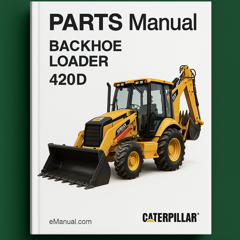 PARTS Manual BACKHOE Loader 420D CATERPILLAR